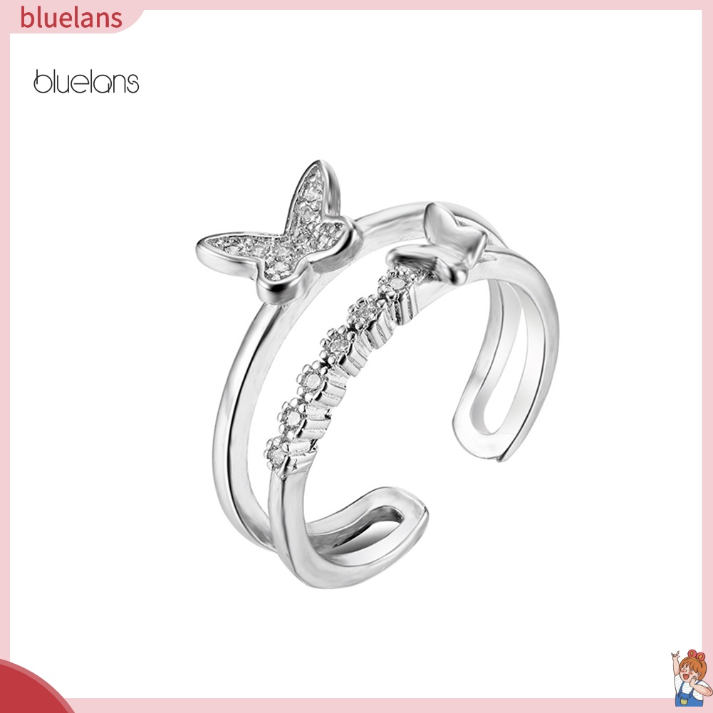 Nhẫn Mở Hình Bướm Ngọt Ngào Thời Trang Cho Nữ