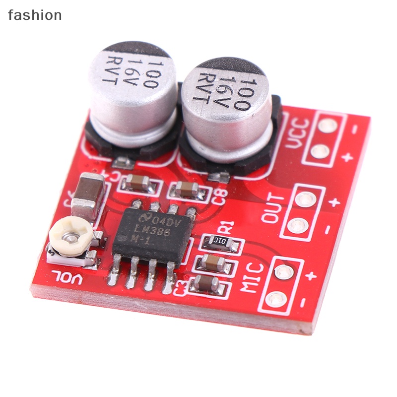 Bo mạch khuếch đại công suất micro Electret 5V-12V LM386 đạt được 200 lần mic amp VN