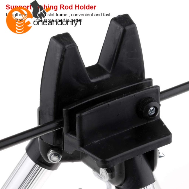 Giá Đỡ Cần Câu Cá Bằng Hợp Kim Nhôm Dày Dặn Có Thể Gấp Gọn Tiện Dụng