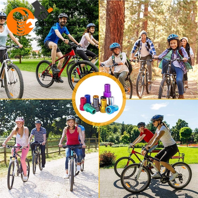Set 10 Đầu Nối Van Xe Đạp Leo Núi Chuyên Dụng