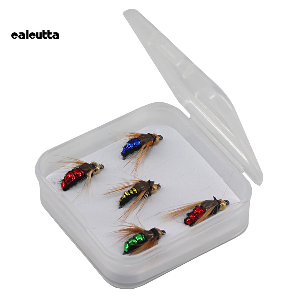 Set 5 / 10 Mồi Câu Cá Giả Có Độ Dẻo Cao Màu Sắc Tươi Sáng