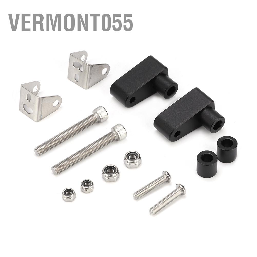Vermont055 2 Chiếc Hợp Kim Nhôm Đen Xe Máy Đèn Pha LED Giá Đỡ Cho Xciting 250 300
