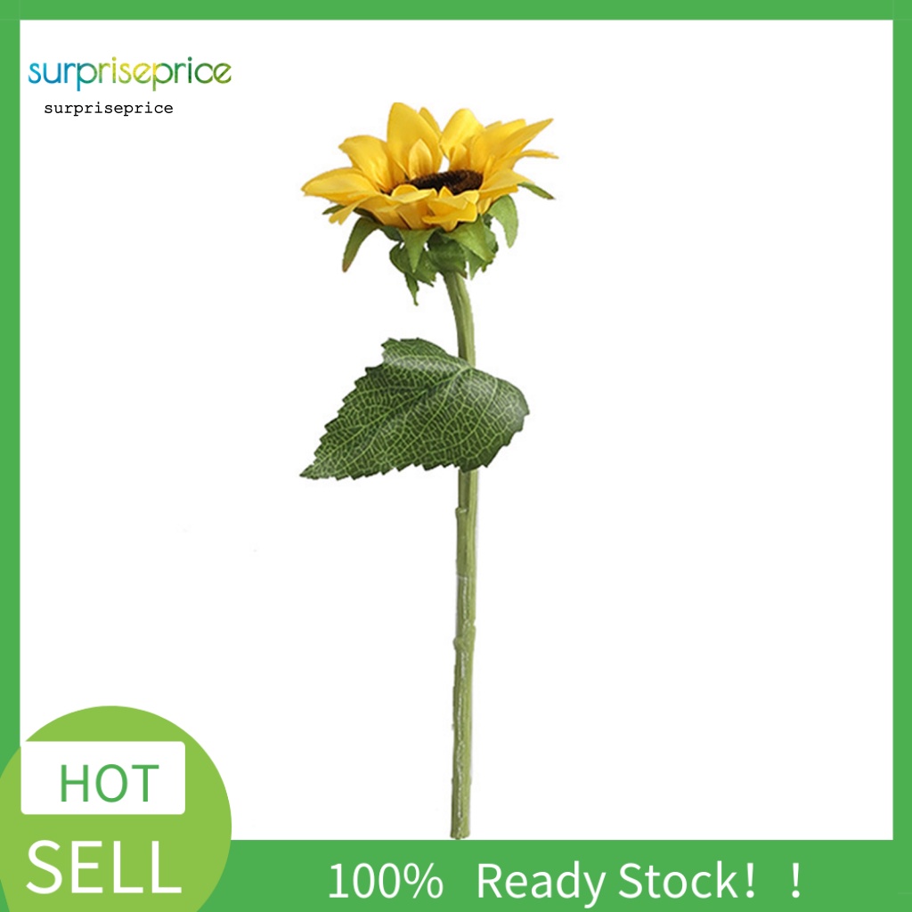 Bó Hoa Hướng Dương Giả Bằng Lụa Màu Sắc Tươi Sáng Đa Ứng Dụng Cho SPA
