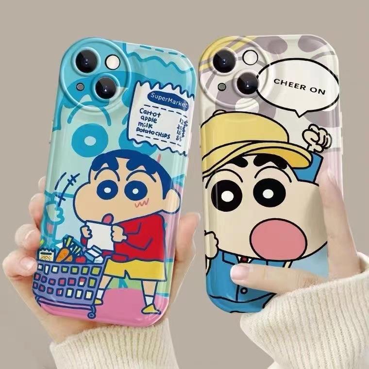 Ốp Điện Thoại Hoạt Hình Có Đệm Khí Chống Sốc Cho Iphone 14 Plus 13 Pro Max 12 11 X Xs Xr 8 7