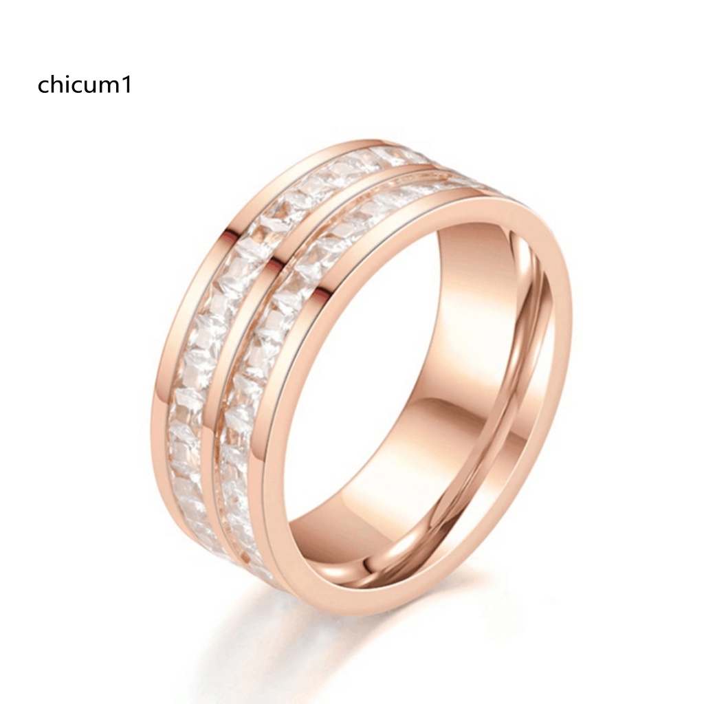 Nhẫn Cặp Đính Đá Thanh Lịch Sang Trọng