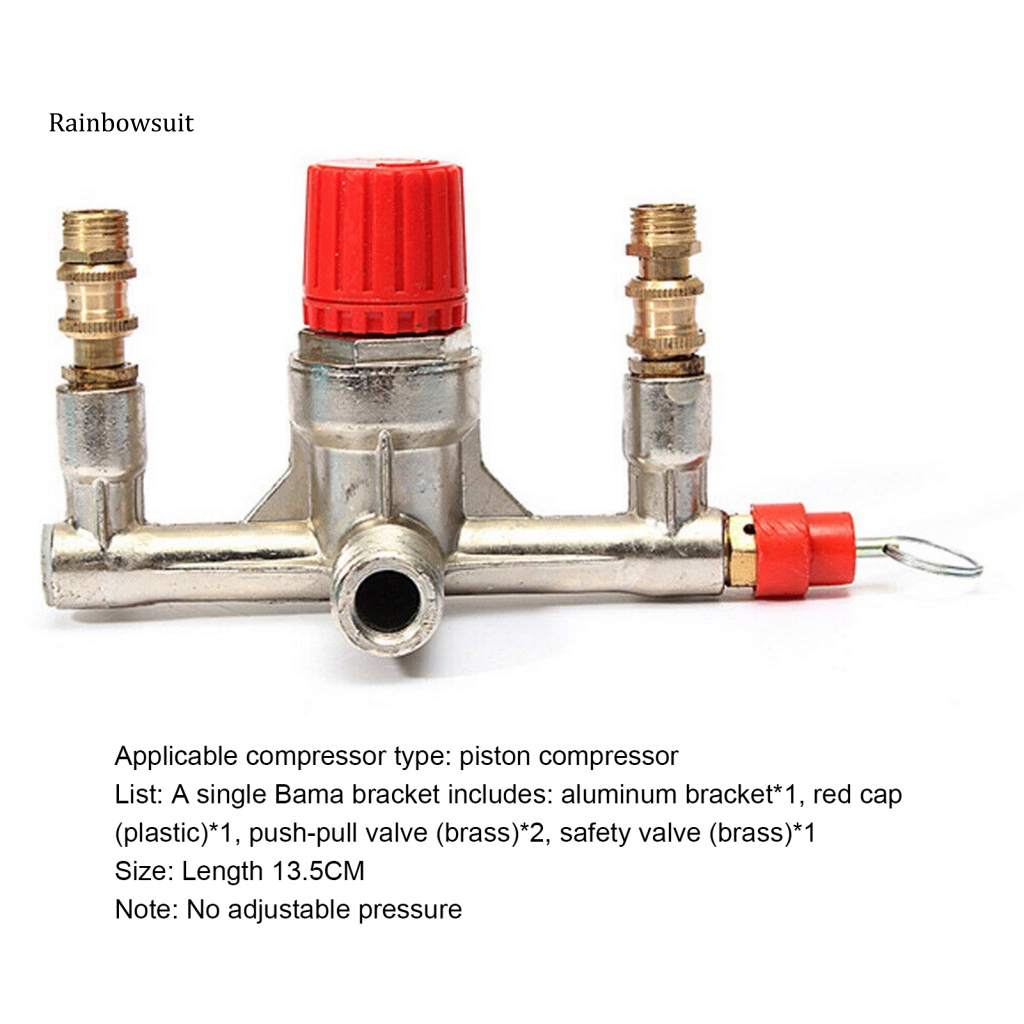 Bộ Phụ Kiện Van Nén Khí Bằng Nhôm Tháo Lắp Nhanh Tiện Dụng