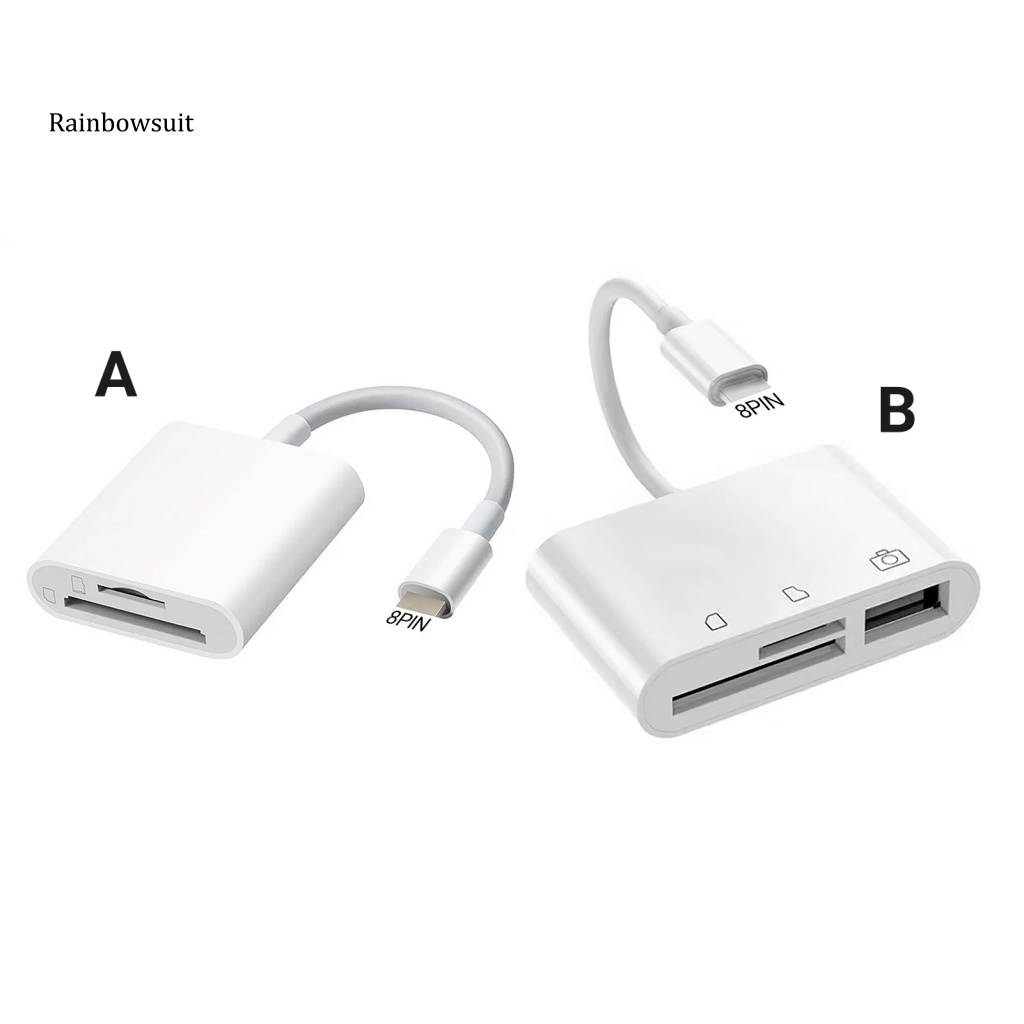 Đầu Đọc Thẻ Nhớ 8Pin Sang SD / TF Tốc Độ Cao Chống Mòn Đa Năng Tiện Dụng