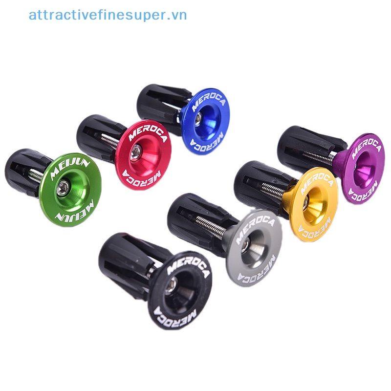 Set 2 Nút Gắn Tay Lái Xe Đạp Chống Trượt Bằng Nhôm Chắc Chắn Hot!