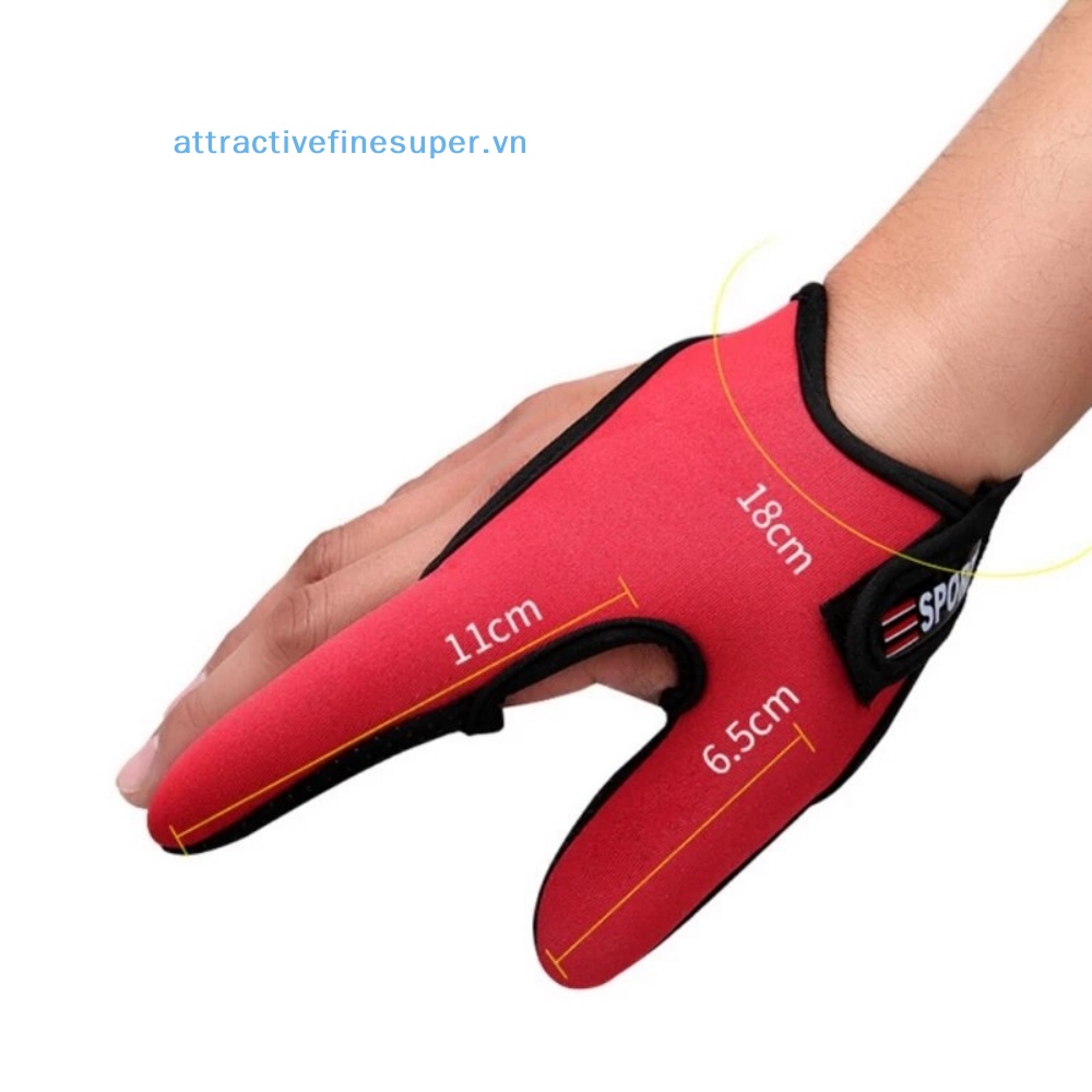 Găng Tay Câu Cá 2 Ngón Chống Trượt Thoáng Khí