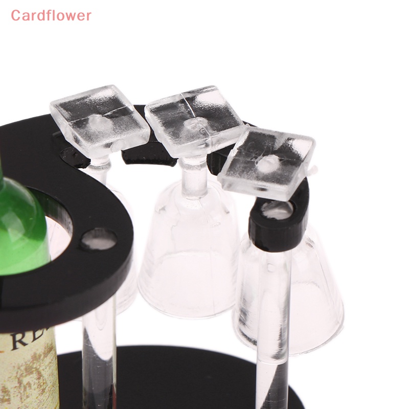 Bộ Đồ trang trí Chai Rượu Mini Trang Trí Nhà Búp Bê Tỉ Lệ 1: 12 Mới