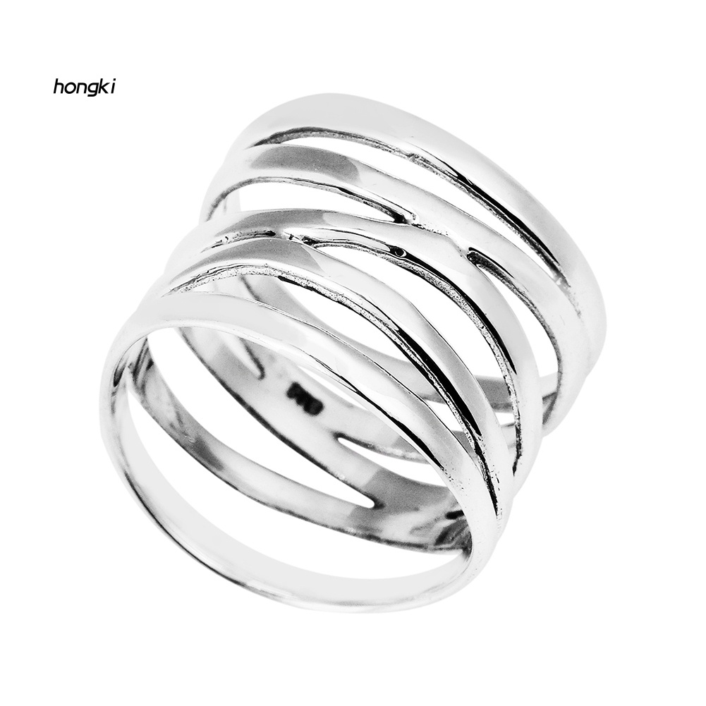 Nhẫn ĐíNh Kim Cương Giả 5 VòNg ThờI Trang Cho Nữ