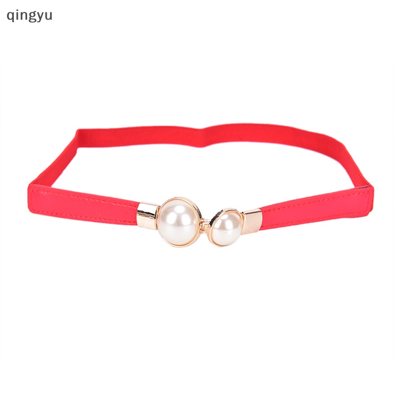 Thắt Lưng Co Giãn Đính Hạt Ngọc Trai Thời Trang Mới Cho Nữ