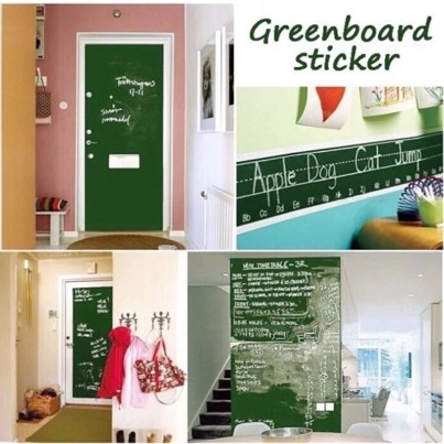 Decal Bảng Xanh Lá viết bằng phấn  nhiều size