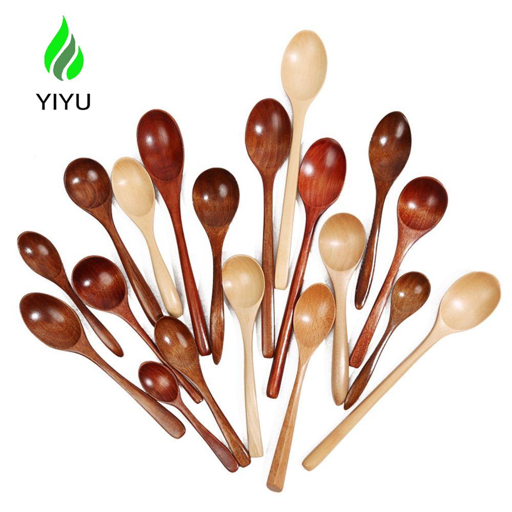 YIYU Muỗng Gỗ Khuấy Cà Phê Thân Thiện Với Môi Trường