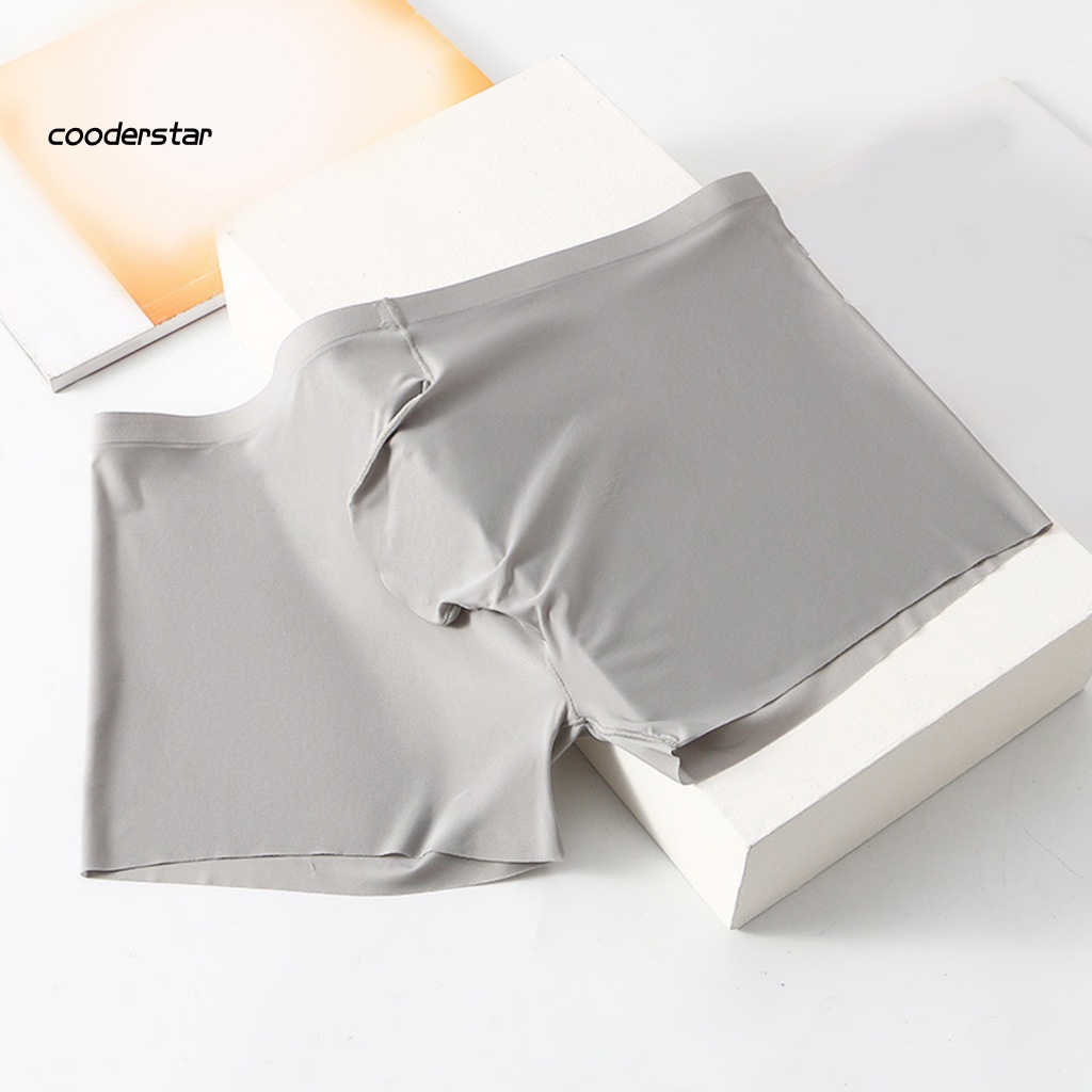 Quần Lót Boxer Không Đường May Màu Sắc Đơn Giản Cho Nam