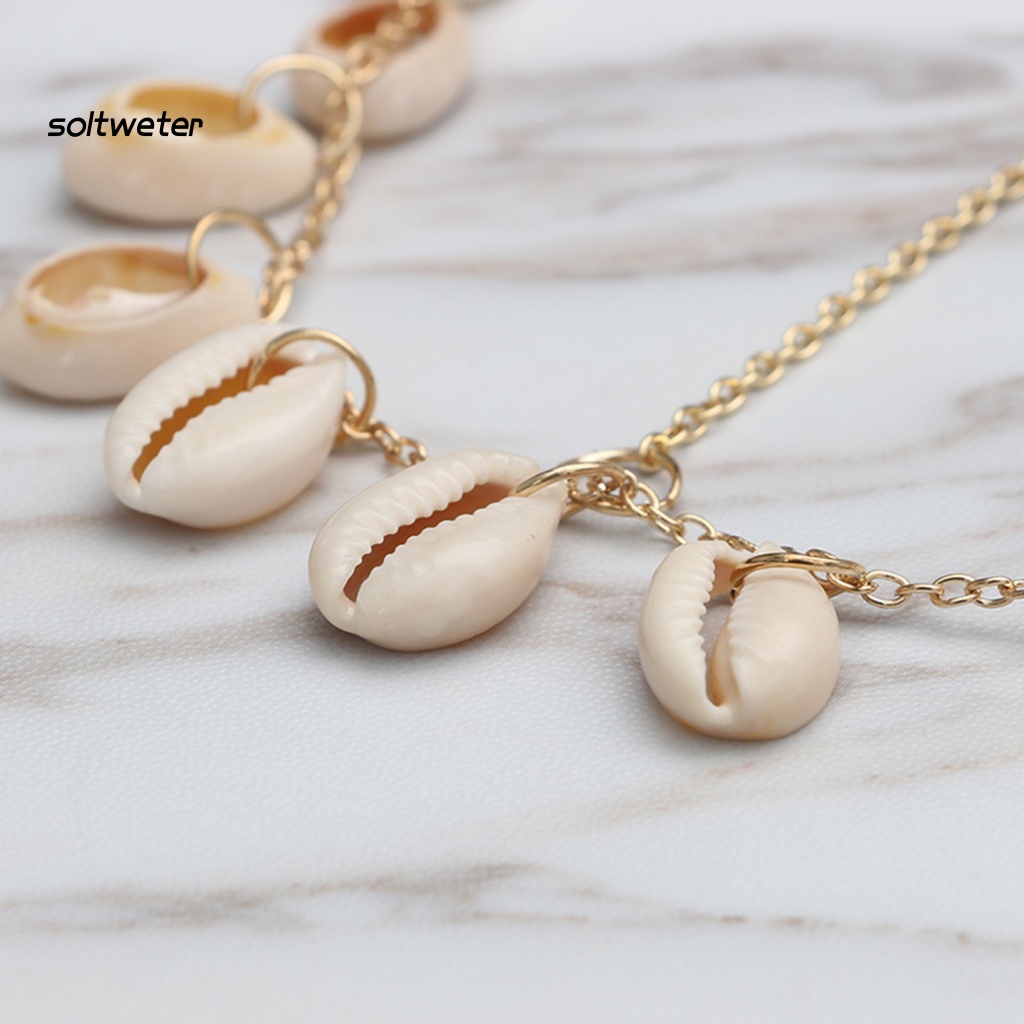 Chuỗi Dây Tua Rua Vỏ Sò Tự Nhiên Trang Trí Tóc Cho Tiệc Cưới