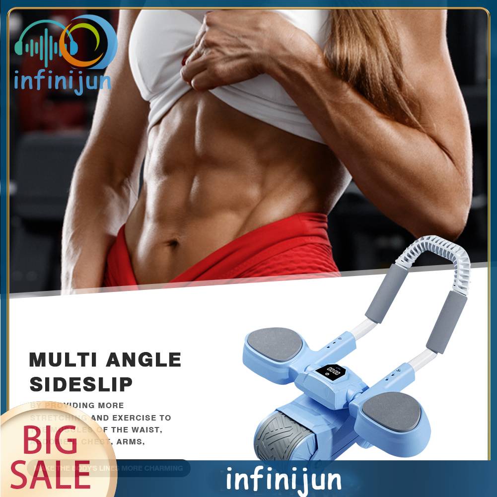 Con Lăn Tự Động Tập Cơ Bụng 2 Trong 1