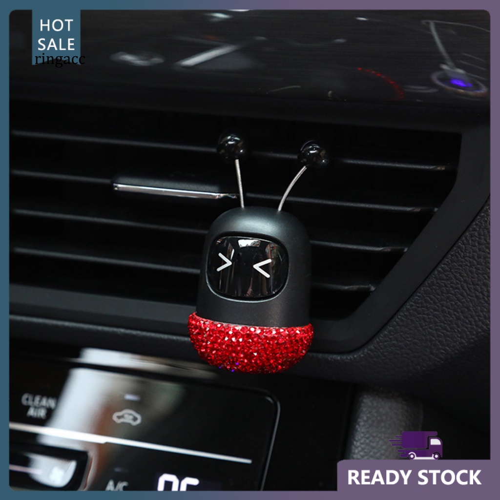 Rga Nước Hoa Tự Dính Gắn Lỗ Thông Gió Xe Hơi SUV Thiết Kế Hình Robot Tinh Tế