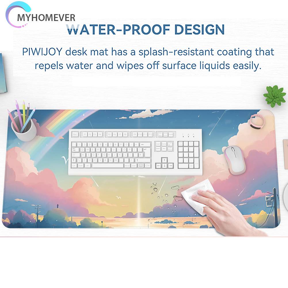 Tấm Lót Chuột Và Bàn Phím Cỡ Lớn Dày Dặn Chống Trượt Tiện Dụng Cho Máy Tính