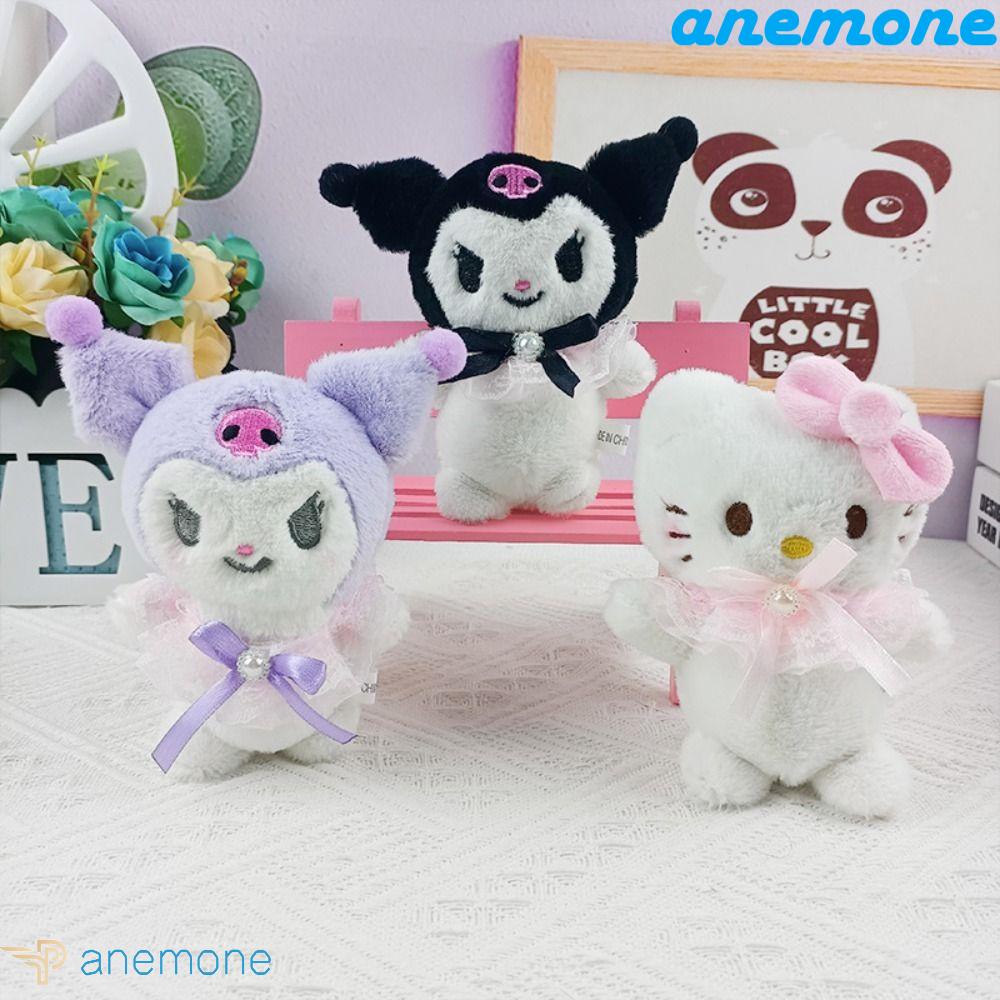 ANEMONE Móc Khóa Hình Kuromi Hoạt Hình Nhồi Bông Đáng Yêu