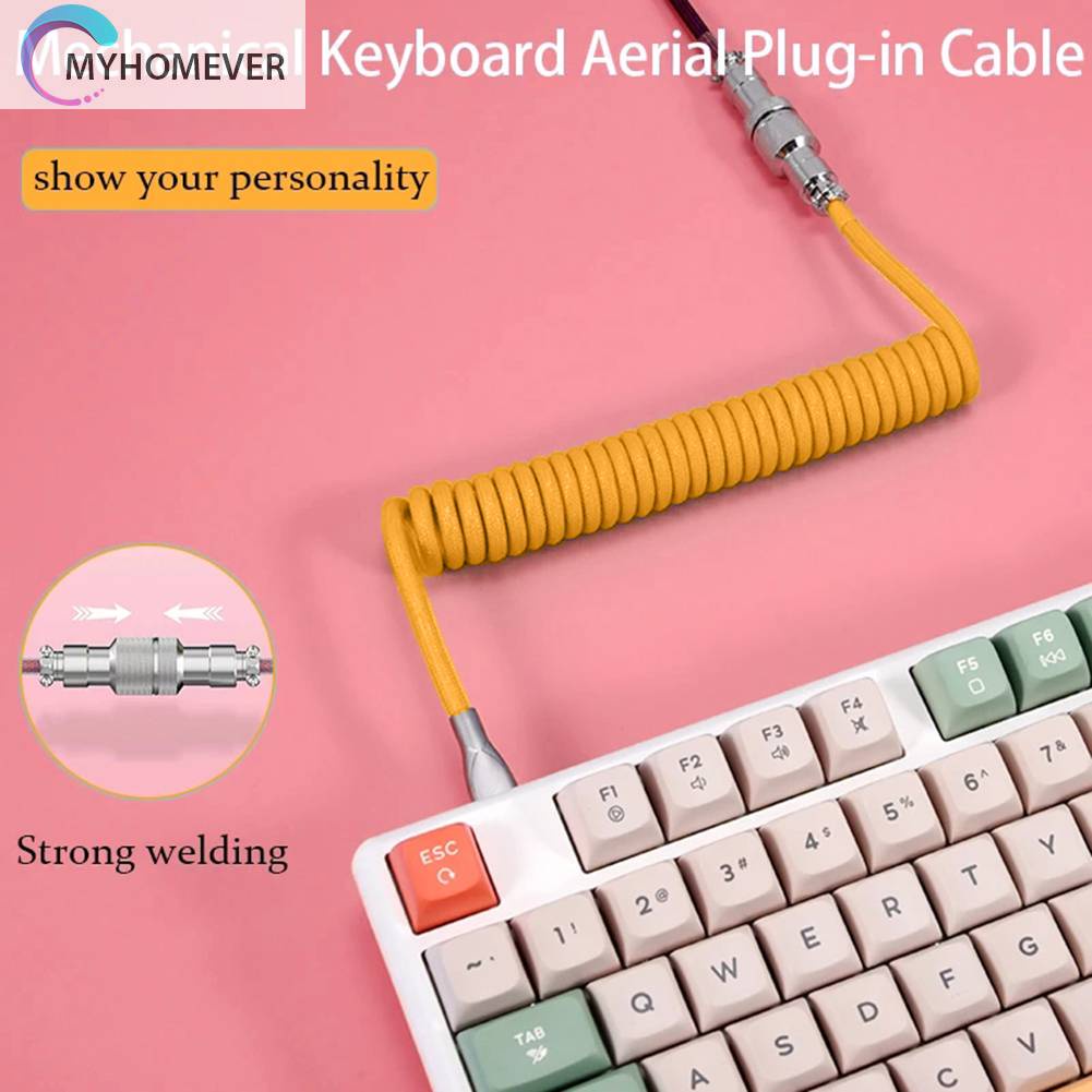 Dây Lò Xo Nối Dài 1.5m Chuyển Đổi Type C Sang USB