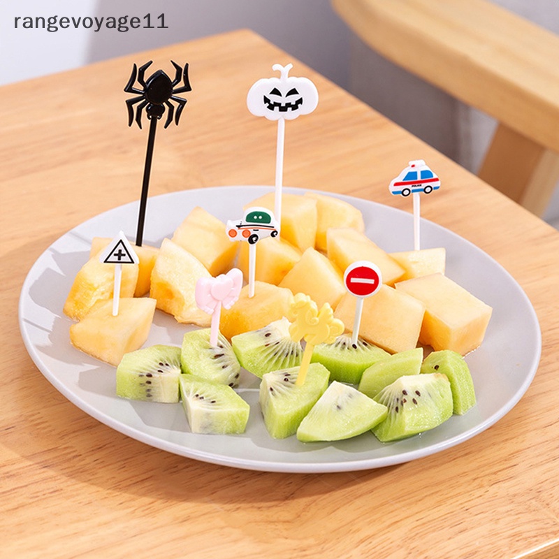 Nĩa Ăn Trái Cây Bằng Nhựa Hình Hoạt Hình Sáng Tạo