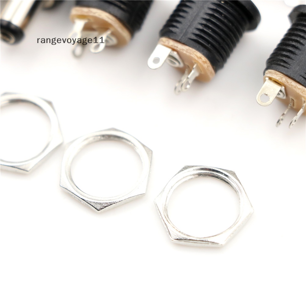 Set 10 Đầu Nối Phích Cắm Nguồn DC 5.5mm x 2.1mm Chuyên Dụng