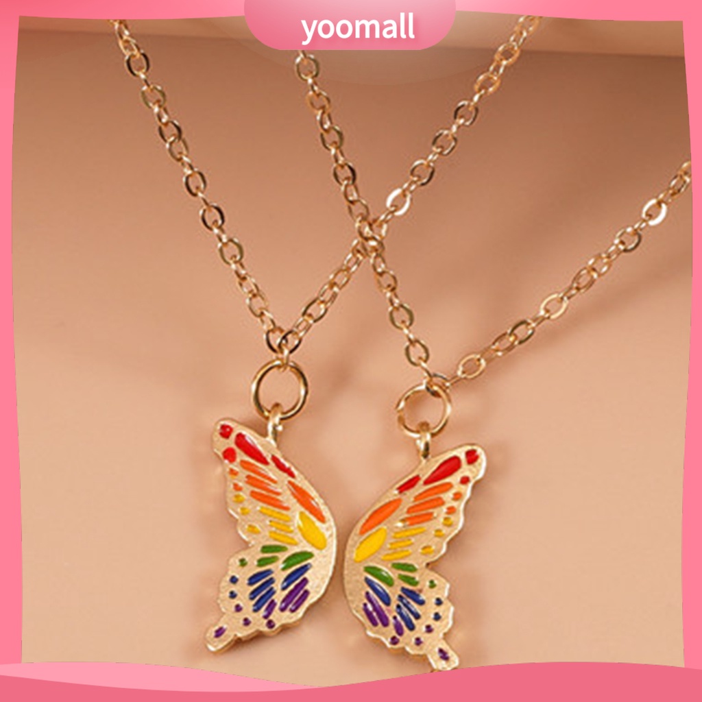 Set 2 Vòng cổ Cặp Đôi Bằng Thép Không Gỉ Dễ Lên Màu