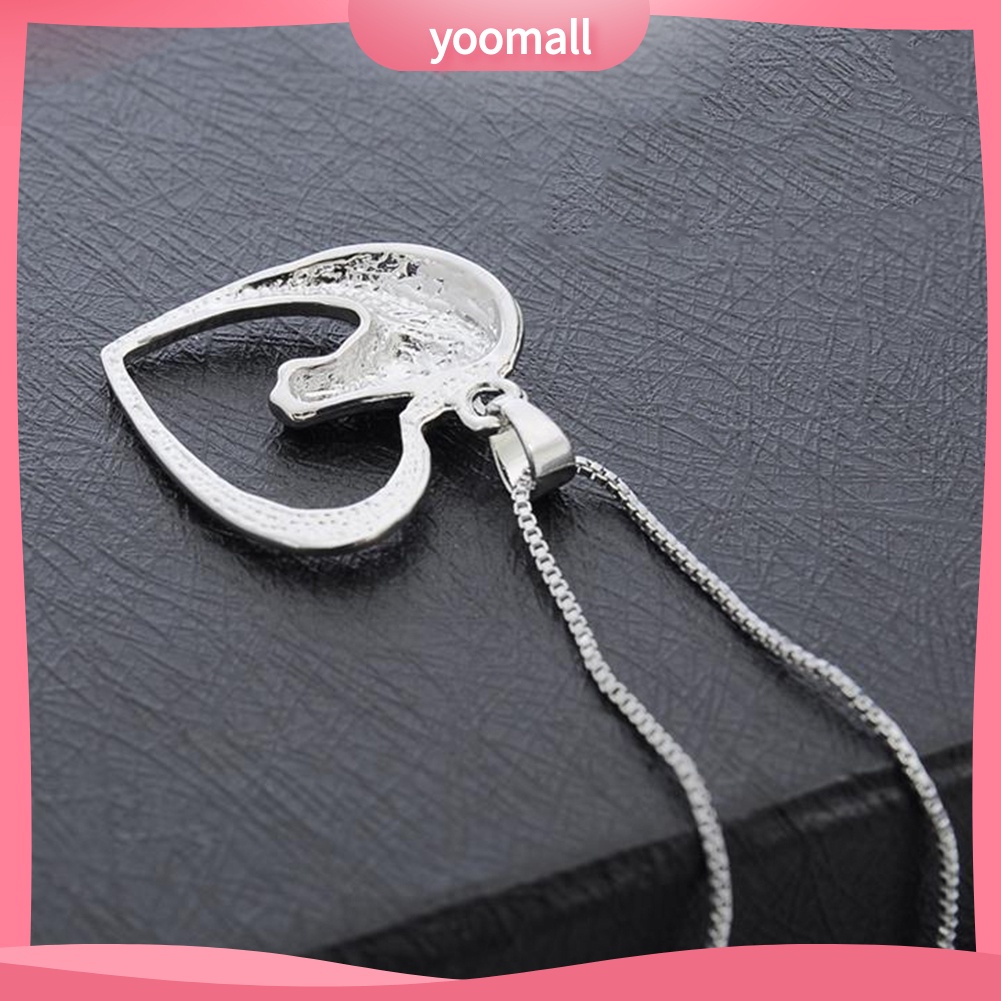 Vòng cổ Mặt Hình Đầu Ngựa Trái Tim Rỗng Thời Trang Cho Nữ