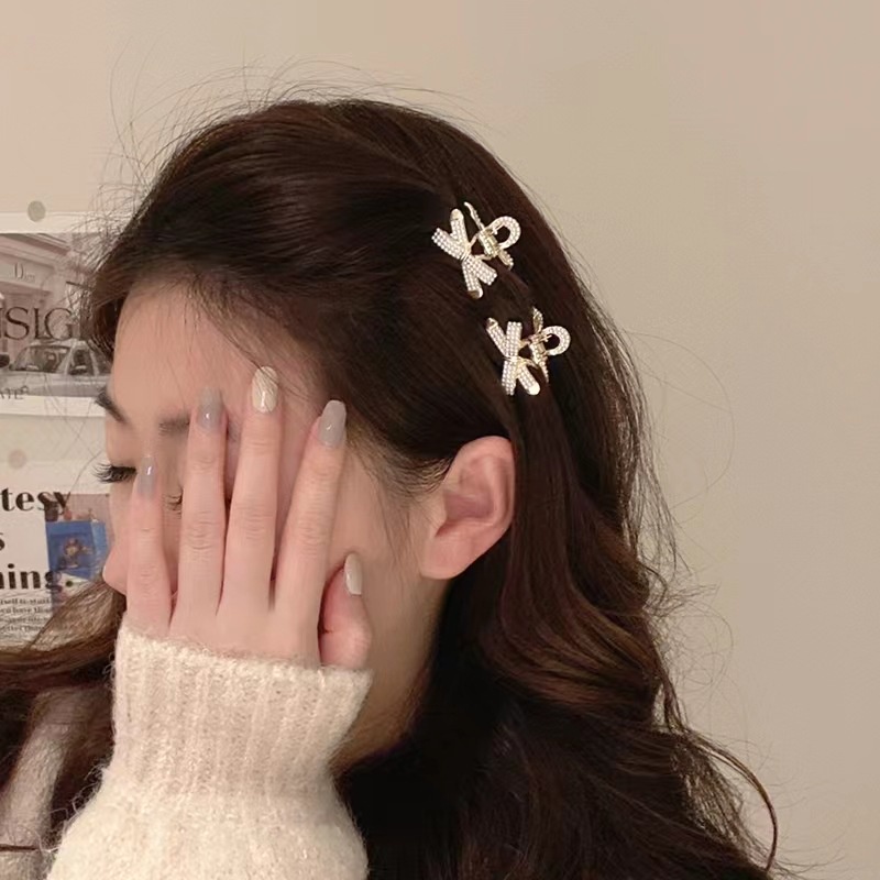 Kẹp Tóc Càng Cua Đính Đá Opal Mini Tinh Tế Hàng