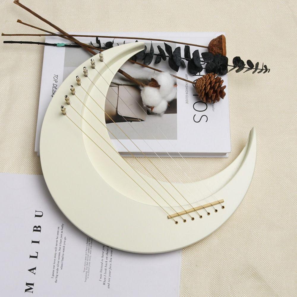 CHOOKEY Nhạc Cụ Lyre 7 Dây Bằng Gỗ Dành Cho Người Mới Bắt Đầu