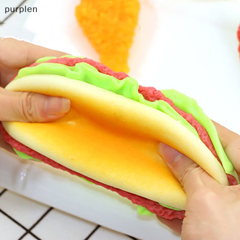 Đồ Chơi Squishy Hình Bánh Hamburger 3D Giúp Giảm Căng Thẳng
