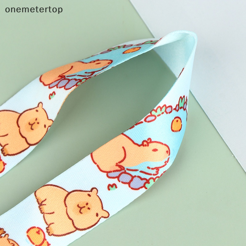 Dây Đeo Thẻ ID / Điện Thoại Họa Tiết Capybara Dễ Thương Cho Người Lớn Và Trẻ Em
