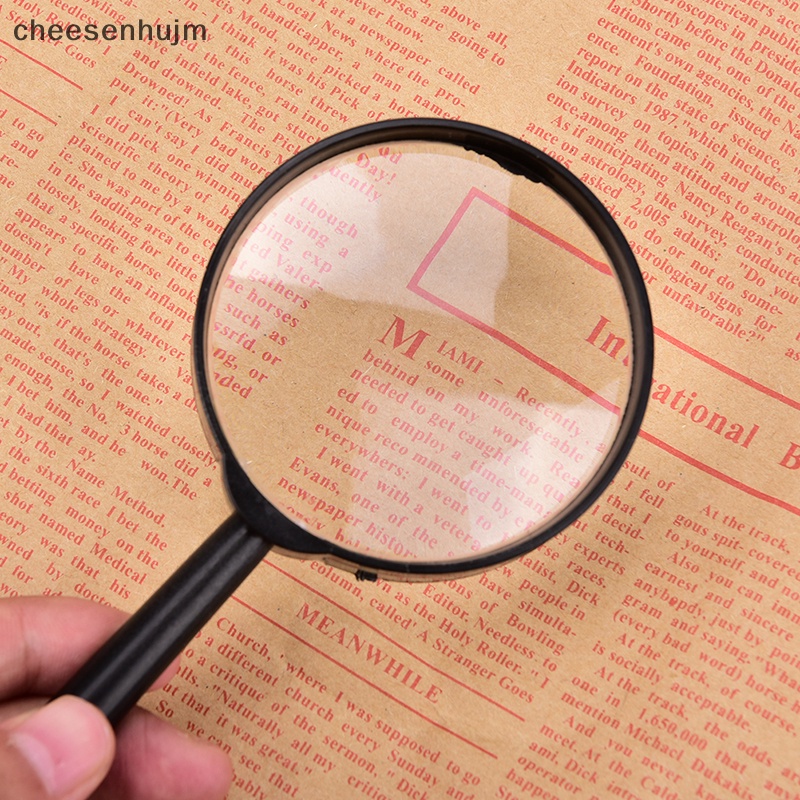 1 Kính Lúp Cầm Tay 60mm Phóng Đại 5 Lần Hỗ Trợ Đọc Sách Tiện Dụng