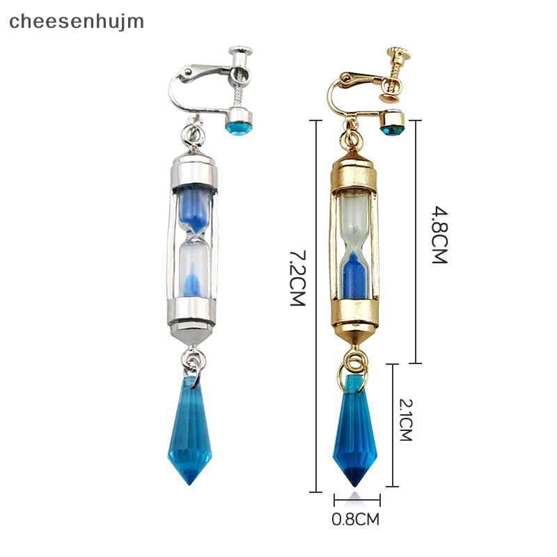 Cs Vanitas Bông Tai Kẹp Vòng cổ Mặt Đồng Hồ Cát Hóa Trang Học VN Vanitas No Karte