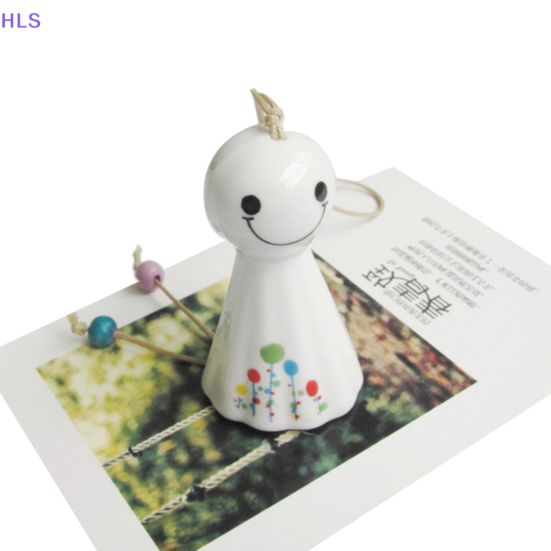 Chuông Gió Bằng Gốm Hình Búp Bê Nhật Bản Dễ Thương Trang Trí Nhà Cửa / Xe Hơi