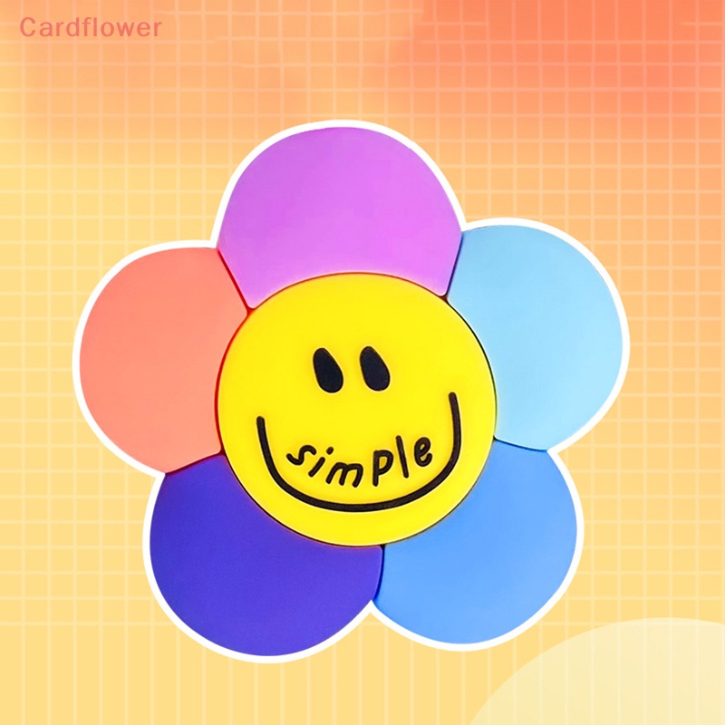 < Cardflower > Ins Móc Khóa Điện Thoại Di Động Mặt Hoa Hướng Dương Cười Dễ Thương Có Dây Đeo Phụ Kiện Móc Khóa Phụ Kiện Haning Mới