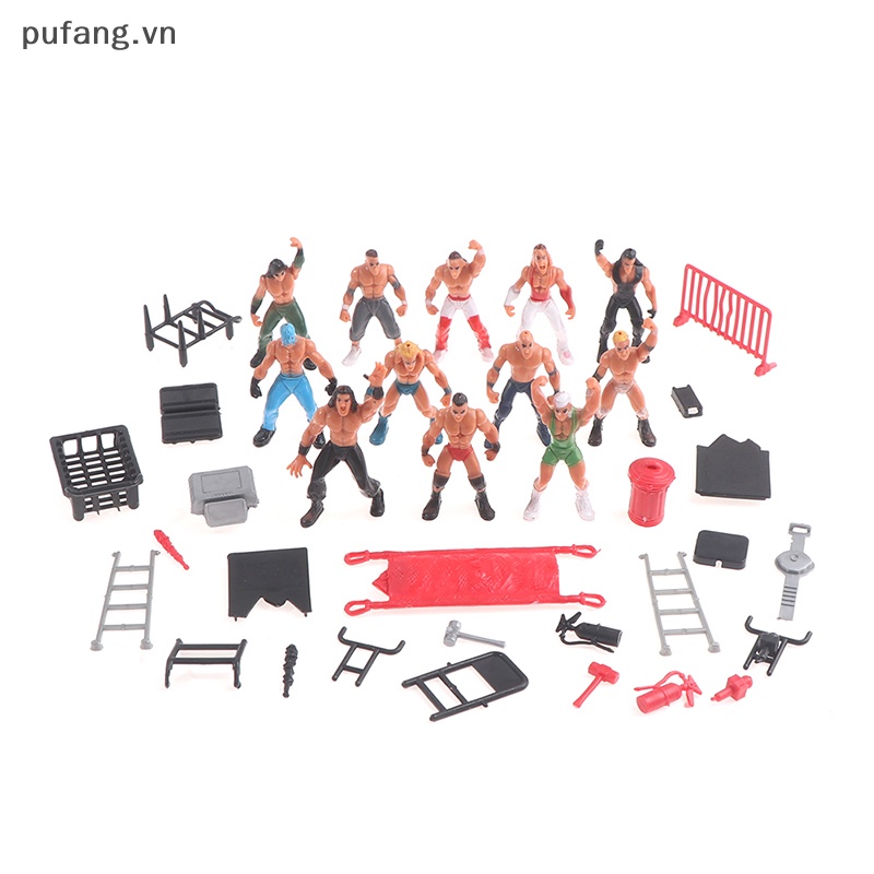 Pufang Wrestling Đồ Chơi Mô Hình Chiến Binh WWE Action Elite Wrestlers Warriors vn