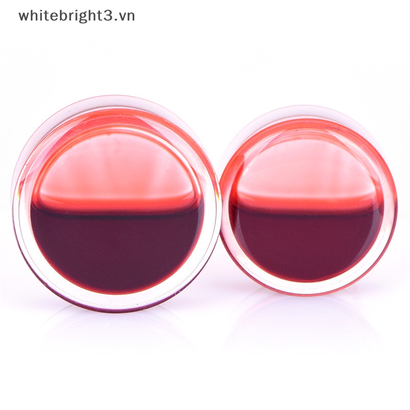 * Làm Đẹp * Khuyên Nong Tai Nong Lỗ Tròn Màu Đỏ