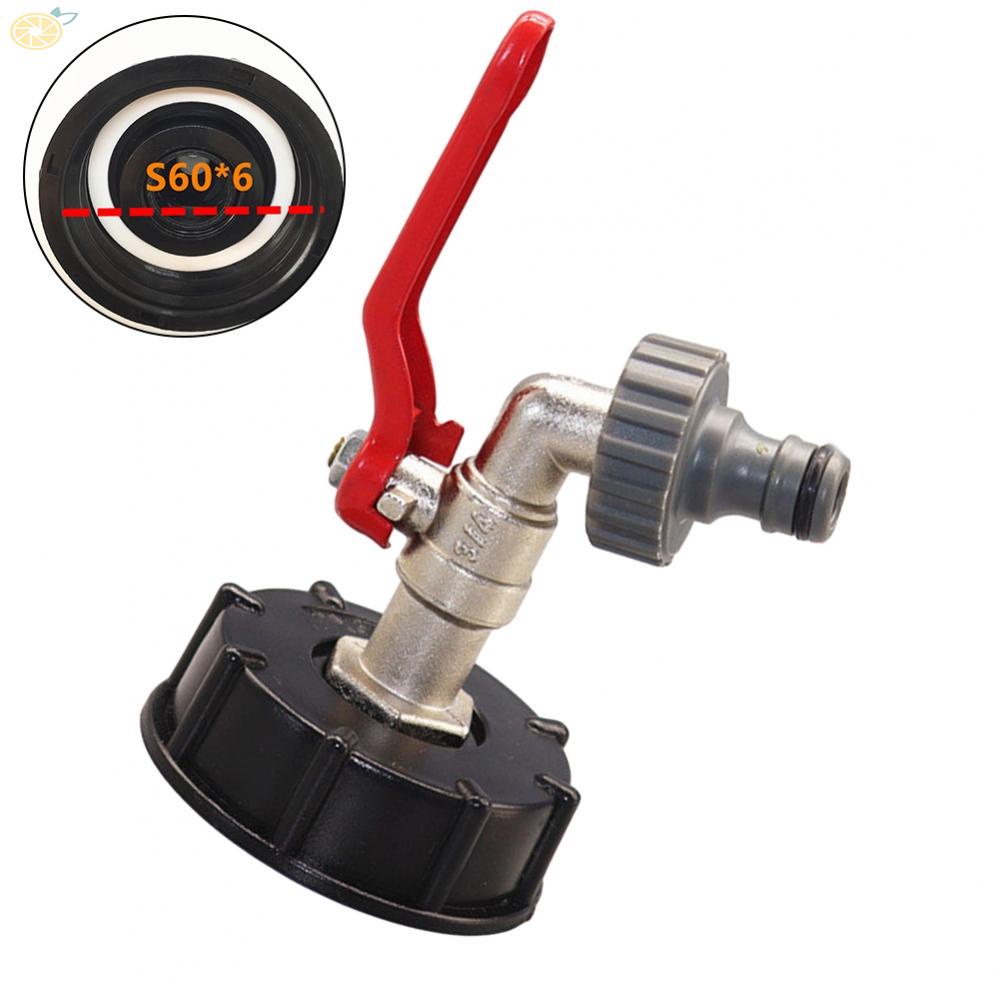 【VARSTR】Efficient IBC Tank Connector with 3/4 Inch Outlet for Connection to Garden Hoses