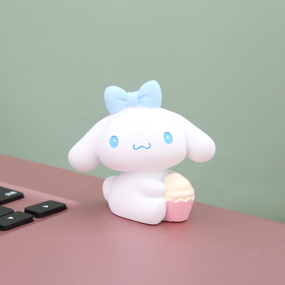 Mô Hình Búp Bê Mini Sanrio Cinnamon Kuromi Melody Dễ Thương Để Bàn Trang Trí