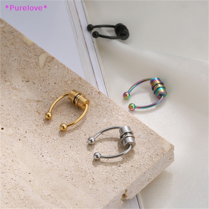 Khuyên Mũi Nam Châm Bằng Thép Không Gỉ Cá Tính Thời Trang Mới