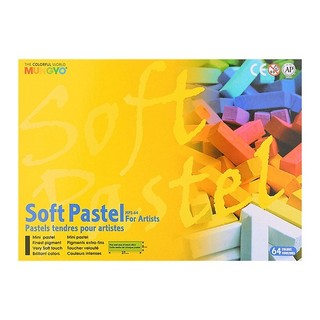 Màu vẽ phấn tiên Mungyo bộ 64 màu, phấn tiên, màu sáp - Họa cụ Colormate