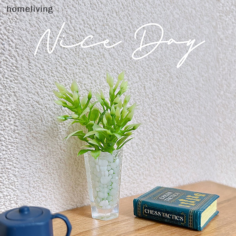 Bình Hoa Thủy Tinh Mini Tỉ Lệ 1: 12 Dùng Trang Trí Nhà Búp Bê