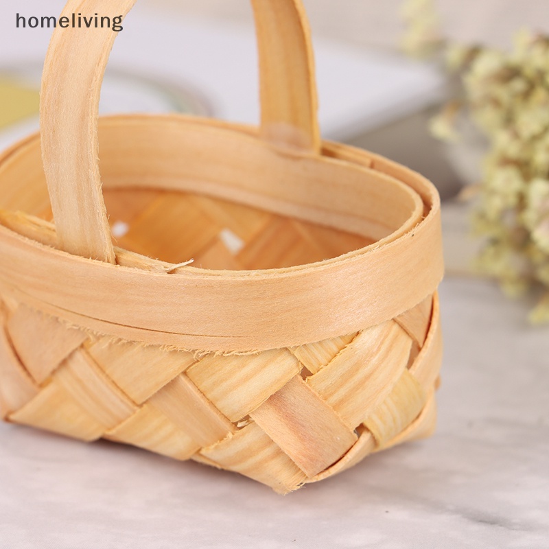 Giỏ Đan Đựng Rau Củ Quả Trang Trí Nhà Búp Bê Tỉ Lệ 1 / 12