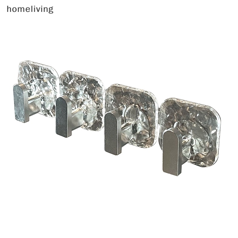 1 Móc Treo Khăn Gắn Tường Bằng Acrylic Chống Rỉ Sét Tiện Dụng Cho Nhà Bếp / Phòng Tắm