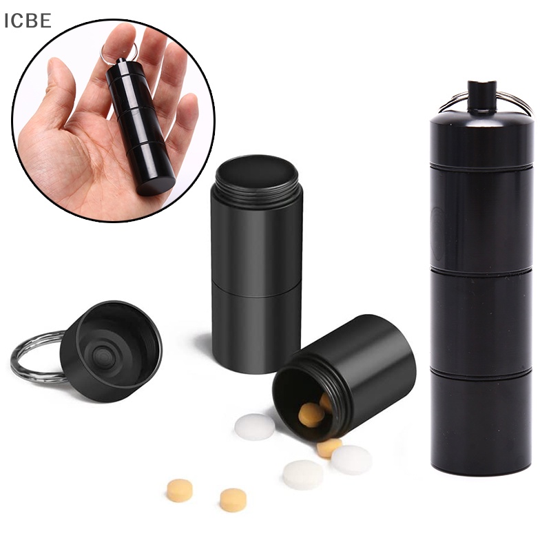 Hộp Đựng Thuốc Chống Thấm Nước Có Móc Khóa Tiện Dụng