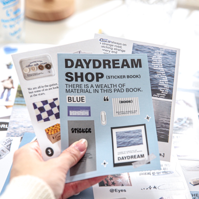 Nhãn dán sticker book trang trí sổ 20 tấm Daydream Shop