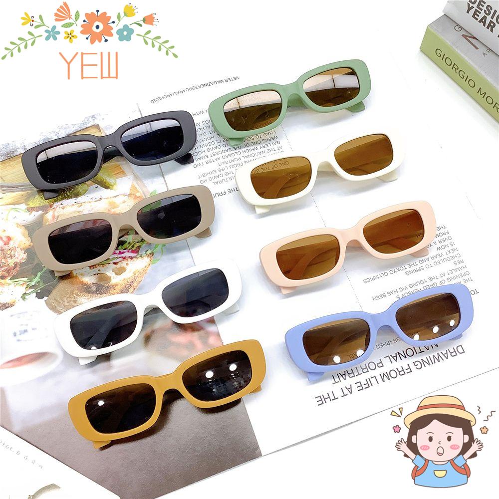 Kính Mát Hình Chữ Nhật Chống Tia Uv400 Thời Trang Cho Bé