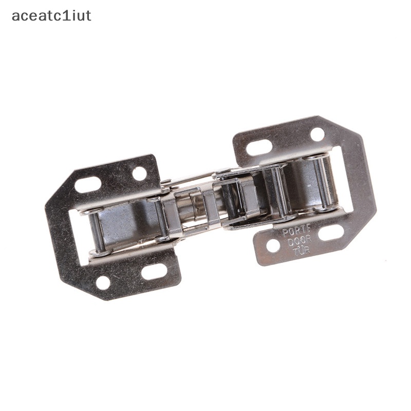 3 inch không khoan lỗ Tủ bản lề mùa xuân ếch bản lề đầy đủ lớp phủ tủ mới